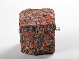 Gespalten Granit Pflastersteine Rosso Santiago foto 11