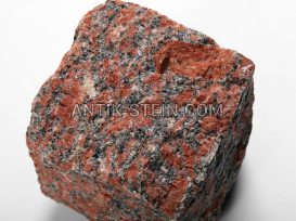 Gespalten Granit Pflastersteine Rosso Santiago foto 12