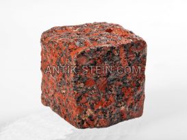 Gespalten Granit Pflastersteine Rosso Santiago foto 13
