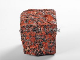 Gespalten Granit Pflastersteine Rosso Santiago foto 15