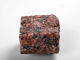 Gespalten Granit Pflastersteine Rosso Santiago foto 4