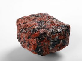 Gespalten Granit Pflastersteine Rosso Santiago foto 6
