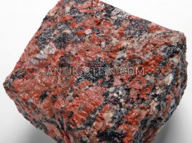 Gespalten Granit Pflastersteine Rosso Santiago foto 8