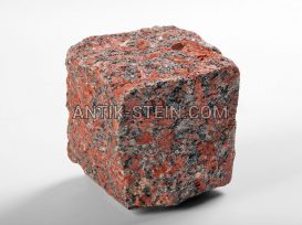Gespalten Granit Pflastersteine Rosso Santiago foto 9