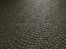 Gespalten Granit Pflastersteine Verde Oliva foto 2