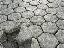 Getrommelt Granit Pflastersteine Leopard Grey foto 2