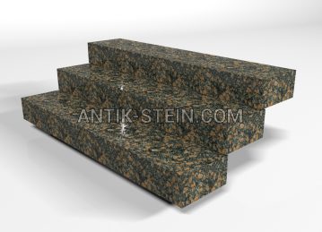 Granit Stufen Leopard Red foto 1